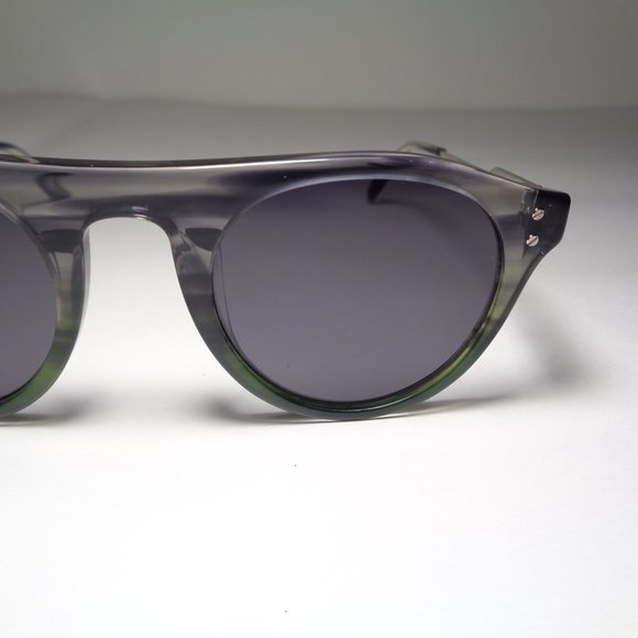 Calvin Klein CK20701S Smoke Green Gradient Horn New Women\'s Sunglasses Calvin Klein CK20701S Smoke Green Gradient Horn New Women\ main image 2